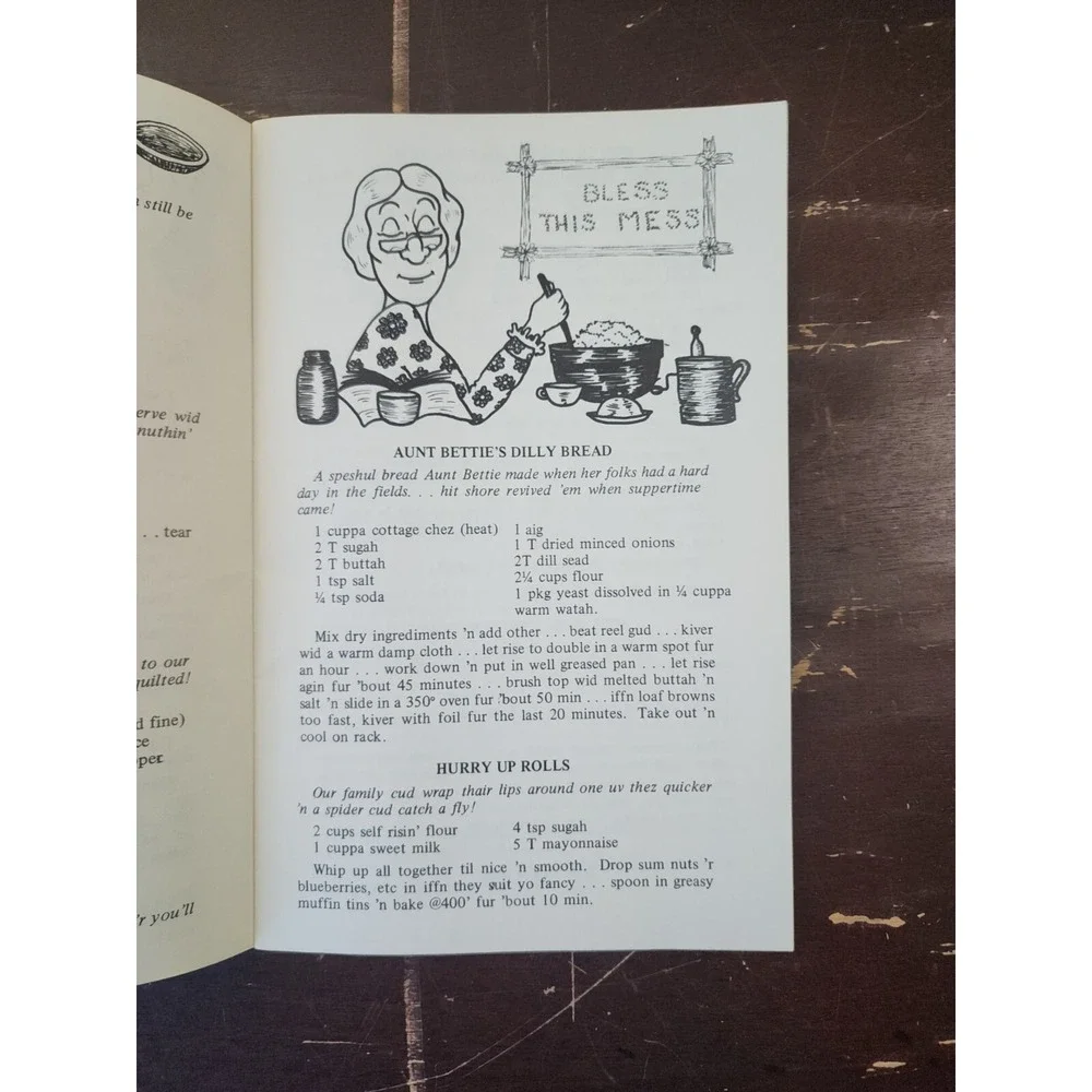 Taters n Maters n Black Eyed Peas A Country Cookbook Boogar Hollow booklet 1974‎
